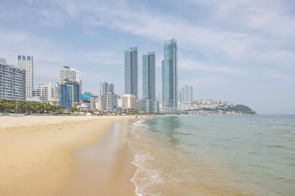 Haeundae Beach coastline
