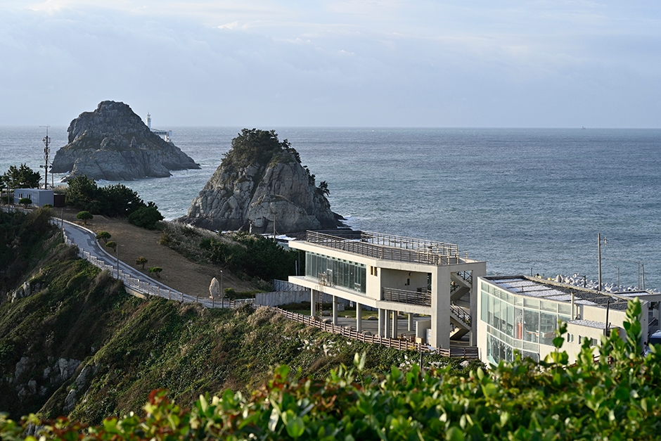 Coastal landscape at Oryukdo Sunrise Park