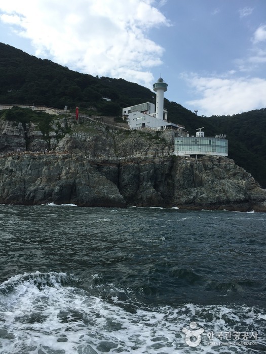 Rocky coast and sea at Taejongdae