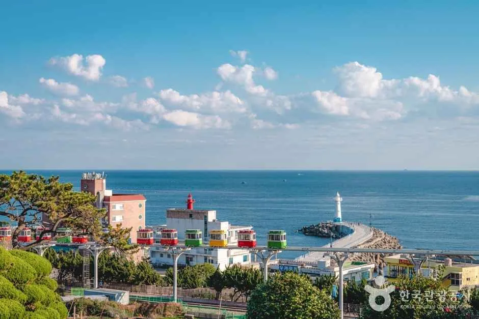 Haeundae Blueline Park along the coast